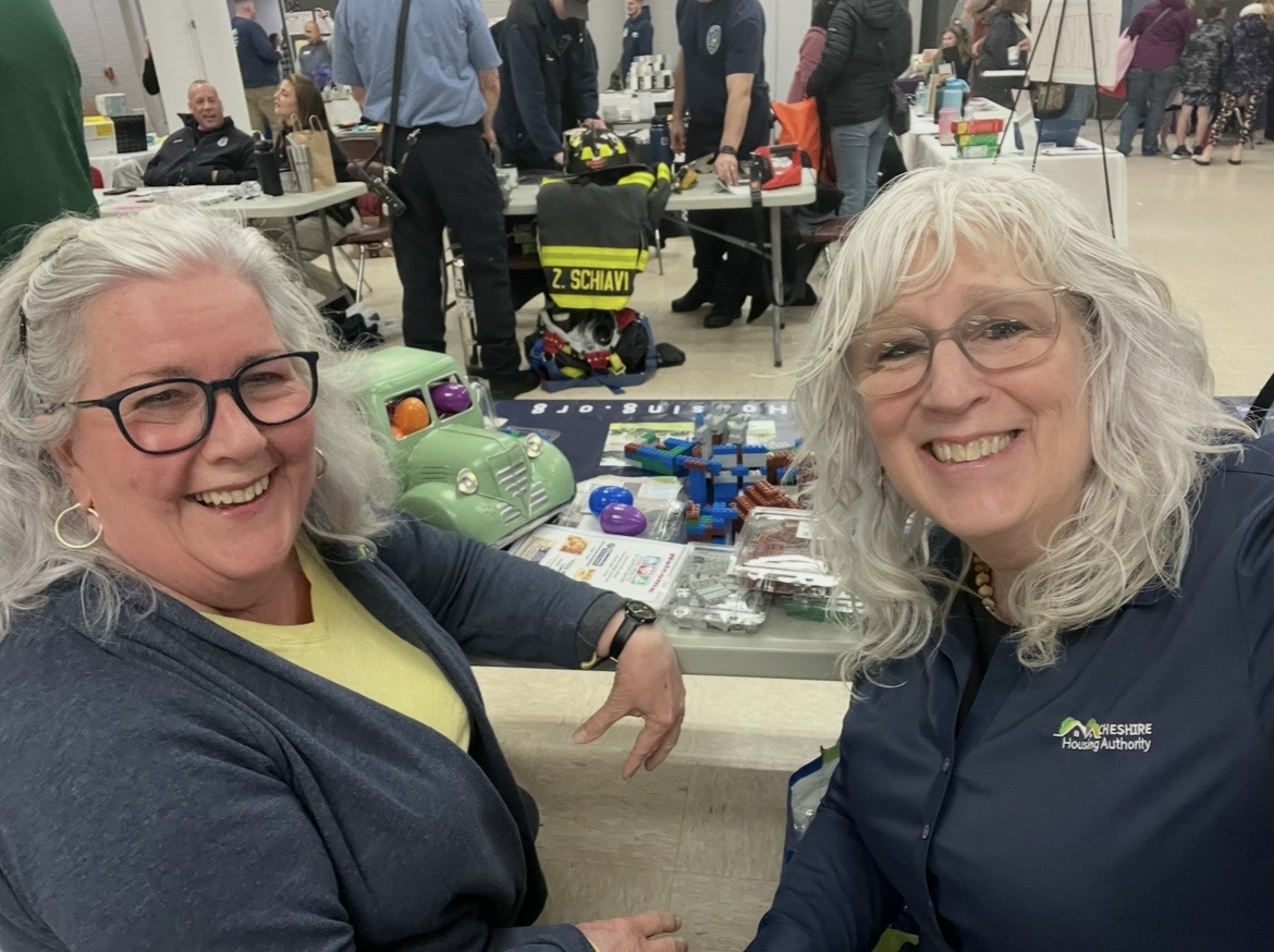 Cheshire Housing Authority staff at a community outreach event